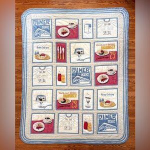 Retro Diner Themed Quilt